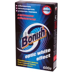 Средство для удаления пятен 600 г BONISH (Бониш )"Optic white effect" без хлора